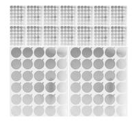 Zerodeko 40 Fogli di Cuscinetti Adesivi in Alluminio per Extension Ciglia Pallet per Colla Monouso Strumenti Professionali per Saloni e Uso Domestico