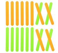 Zerodeko 40 Pezzi Abbassalingua Pediatrico in Plastica con Design di Precisione, Facile da Pulire, per Controllo Orale Familiare e Cliniche Dentali, Colore Assortito