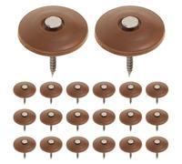 Zerodeko 400 chiodi con cappuccio in plastica, 25 mm/0,98" Chiodi in | Elementi di fissaggio per tetti per rivestimento di case, fissaggio di pannelli in schiuma, feltro per tetti, pellicola