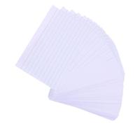 Zerodeko 400 Pezzi Schede Indice Rigate Bianche in Carta per Studenti con Design Classico Formato 4,9x3 Pollici per Appunti e Materiale Scolastico Portatile