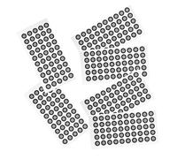 Zerodeko 5 Fogli di Marcatori per Scansione 3d, Punti di Tracciamento Accurati, Marcatori di Punti di Riferimento, Riflessione Diffusa per Un Tracciamento Ottico Preciso, Materiali per Scansione 3d