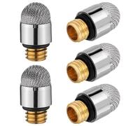 Zerodeko 5 Pezzi Punte di Ricambio in Fibra Conduttiva per Penne Stilo Capacitive Corpo Metallico, Alta Sensibilità per Touchscreen e Disegno, Compatibili per Uso Portatile e Scrittura