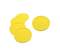 Zerodeko 5 Pezzi Sottobicchieri in Silicone Spesso Antiscivolo Resistenti al Calore Design Semplice per Uso Domestico e Altri Ambienti