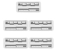 Zerodeko 5 righelli di riferimento magnetici in PVC per la scena del | Scala per macrofotografia da 5 cm/2 pollici, scala di misurazione fotografica, riferimento forense per l'analisi delle