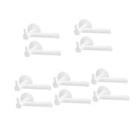 Zerodeko 5 Set Cremagliera Del Router Parete Del Gancio Nascondere Le Corde Nel Muro Titolare Ganci Per Tende Attacca I Ganci Cavo Fascette Prolunga Esterna Adesivo Bianca P.s 2 Pezzi * 5