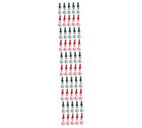 Zerodeko 5 Set Perline Dell'albero di Natale Arredamento Pupazzo di Neve Albero del Pupazzo di Neve Pendenti Natalizi Ciondolo Natalizio Perline Pupazzo di Neve per L'artigianato 40 Pezzi*5