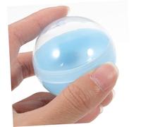 Zerodeko 50 pezzi Capsule Semitrasparenti Macaron per Distributori Automatici Contenitori Rotondi Riutilizzabili per Giocattoli Progetti Creativi DIY Confezione