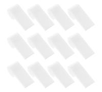 Zerodeko 50 Pezzi Clip Molla per Divano Fibbia P-Shaped in Plastica Bianca, Fissaggio Versatile per Braccioli e Parti del Divano, per Hotel e Uffici