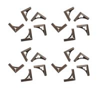 Zerodeko 50 Pezzi di Protezioni angolari per Libri, Stile retrò, a Forma | Angoli per quaderni a forma di cuore cavo, look vintage, protezione per i bordi del quaderno, per menu o cartelle, quaderno