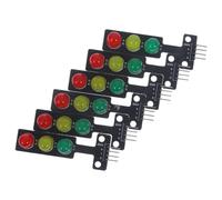 Zerodeko 6 Pezzi modulo segnale guidato leggero forniture fai da te controllore del semaforo modulo luce pcb