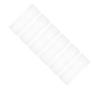 Zerodeko 6 Pezzi Nail Art Palette Trasparente con Tip per Esposizione Colori Smalto Tavoletta Pratica per Design Gel e Campionatura Professionale per Saloni