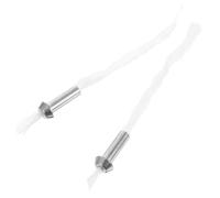 Zerodeko 6 Stoppini in Cotone per Lampade a Olio Tubo in Ferro Stabile, Accessori Didattici per Bruciatori ad Alcol, Ricambio Compatibile per Lampade a Cherosene e Olio, Fiamma Uniforme