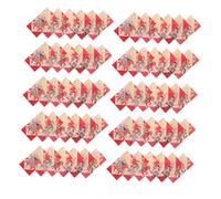 Zerodeko 60 pezzi Buste Rosse Capodanno Cinese Anno del Cavallo Carte Lunar Year Rosse per Festa Compleanni Matrimoni con Carta Spessa e Finitura Lucida