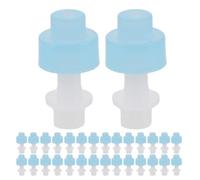 Zerodeko 60 Pezzi Set di Adattatori per Ricarica Profumo, 2 Stili, Plastica | Connettore a Tromba e Adattatore Standard, Ciascuno, per Flaconi di Fragranza e Oli