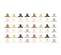 Zerodeko 70pezzi Fermagli Per Capelli Color Caramella Mini Fermagli Antiscivolo Artigli Accessori Per Styling Dei Capelli Adatti Donne e Ragazze