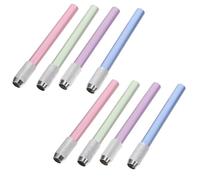 Zerodeko 8 pezzi Estensore Matite in Metallo per Scuola e Disegno Portamatite Estensore per Matite Corte e Pastelli Prolunga Scrittura e Schizzo Compatto e Resistente