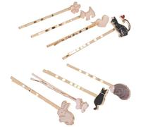 Zerodeko 8 Pezzi Fermagli Capelli Design Animali e Fiori Clip Moda per Donne e Ragazze Accessori Eleganti per Feste e Uso Quotidiano