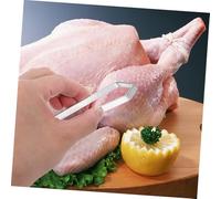 Zerodeko 8 pezzi Pinzette da Cucina in Acciaio Inossidabile per Rimuovere Lische Piume Pollo e Anatra Strumento Multipurpose Resistente e Facile da per Uso e Picnic