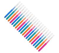 Zerodeko 80 Pezzi Scovolino Plastica Dritto e Acciaio Interdentale in Inossidabile Ergonomico e Portatile Pulizia per Denti e Apparecchi, per Viaggi e Uso Quotidiano