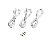 Zerodeko 9 pezzi Cavo Prolunga LED Rgb Pin Metri Kit Estensione Striscia Luminosa Flessibile con Pin Connessione Saldatura per Controller e Strisce LED Colore Casuale Colore Casuale
