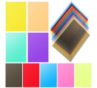 Zerodeko 9 Pezzi Set Filtro per Flash Strobe, Correzione Colore, PVC | Video e Teatro, Pellicole Colorate, Effetti Drammatici, Bilanciamento Luce, Accento Scenico Colore Casuale
