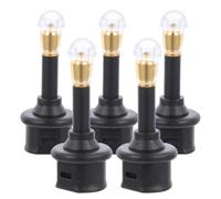 Zerodeko Adattatore Audio Ottico Digitale Femmina a Jack 3.5mm Maschio, Set 5 Pezzi, Materiale Pvc e Fibra Ottica, Compatibile Cuffie 3.5mm, Portatile per Uso Ovunque