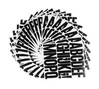 Zerodeko Adesivi Con Numeri Dellalfabeto Da 3 Pollici Adesivi Con Lettere Autoadesive Per Decorare Bottiglie Dacqua Per Auto