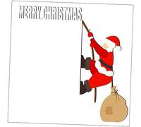 Zerodeko Adesivo murale Decorazione Natalizia Natale regalini Natale Decorazione Domestica Decorazione della Finestra di Natale Mestieri della Porta di Natale Ornamenti Natalizi
