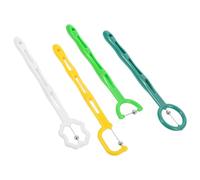 Zerodeko Allenatore Plastico e per Punta le Acciaio Lingua Inossidabile in 4 Pezzi per Esercizio Terapeutico e Sviluppo Muscolare Orale Adatto Tutte Età
