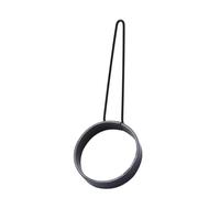 Zerodeko Anello per Frittata in Acciaio Inox Manico lungo Antiscottatura, Stampo Riutilizzabile per Friggere le Uova, per Colazioni e Preparazioni in Padella