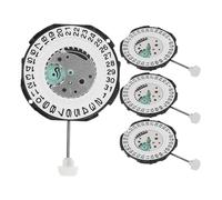 Zerodeko Anello Quadrante Calendario Metallo per Movimento Orologio Meccanico 4 Pezzi Sostituzione Riparazione Movimento Automatico Orologio Uso Professionale