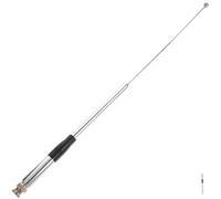 Zerodeko Antenna Telescopica Robusta Connettore Bnc per Radio Cb 27mhz Lega di Zinco e Abs, Facile da Installare Radio Portatili Handheld