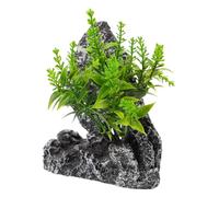 Zerodeko Aquarium Rock Sculpture with Multiple Fish Hiding Spots Natural-Look Artificial Stone Ornament for Freshwater And Saltwater Fish Tanks Serene Aquascaping Landscape Decor