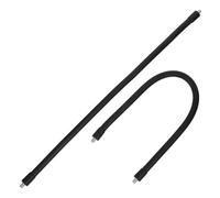 Zerodeko Asta di Prolunga a Collo D’oca 40 Cm in Metallo Doppia Testa Filettata 1/4" Maschio-maschio Supporto Estensione Treppiede per Microfono, Fotocamera e Telefono, Braccio Flessibile