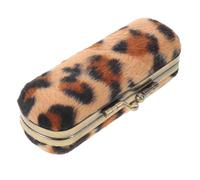 Zerodeko Astuccio da Viaggio per Rossetto con Specchio, Design in Velluto Protettivo, Struttura in Ferro Battuto, Forma a Scatola Retro Versatile per Date e Viaggi