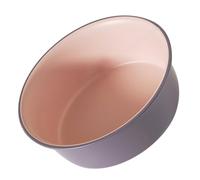 Zerodeko Bacinella Lavaggio Rotonda in Resistente per Cucina e Bagno Design a Due Elegante Uso Multiuso per Lavaggio Mani Calzini e Pulizie Domestiche Media Rosa
