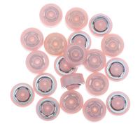 Zerodeko Base Cuscinetto Rotante in Metallo per Forcine per Chioma 20 Pezzi, Accessori Fai da Te per Forcine a Mulinello, Base Portante Stabile per Acconciature e Decorazioni Chioma