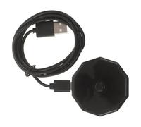 Zerodeko Base di Ricarica in Plastica Nera per Spazzolino Elettrico con Modulo di Alimentazione Stabile Integrato e Cavo di Ricarica Rinforzato Resistente alle Piegature per Bagno