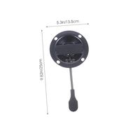 Zerodeko Base Girevole per Sedia da Ufficio in Materiale Resistente Piastra di Controllo con Leva di Sollevamento Accessorio Professionale per Ricambio e Manutenzione Facile da Installare