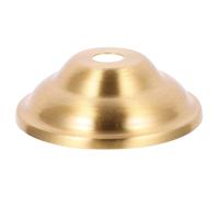 Zerodeko Base Lampadario Ottone con Design Piatto e Secondario per Stabilità Accessorio per Illuminazione Retro e Decorazione Lampade Versatile