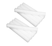 Zerodeko Bastoncini di Schiuma Bianca 40 Cm, Set da 10 Tubi di Polistirolo per Composizioni Floreali, Base Cilindrica per Lavori Artigianali e Bouquet Fai-da-Te, Supporto