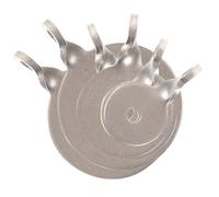 Zerodeko Bersagli Metallici Sospesi in Acciaio Inox 304 Resistenti alle Intemperie Set da 6 Pezzi (2cm, 3cm, 4cm) per Allenamento di Precisione al Chiuso e All'aperto