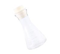 Zerodeko Beuta Conica in Vetro 150ml con Tappo in Sughero, Resistente e Sicura per Esperimenti di Laboratorio e Lezioni di Chimica