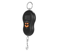 Zerodeko Bilancia Elettronica Portatile con Gancio Design Forma Cucurbitacee per Cucina e Materiali Resistenti e Alta Precisione Include Batterie Aa Colore Nero