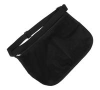 Zerodeko Borsa a Rete per Palline da Tennis, Nera, Allenamento | Chiusura Liscia, Tessuto a Rete, Facile da Portare e Riporre, per Baseball e Ping Pong