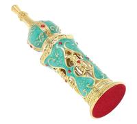 Zerodeko Bottiglia di Profumo Donna 12ml in Vetro Stile Medio Oriente Retrò Decorazione a Fiore e Vite, Portatile per Decorazioni Matrimonio e Feste