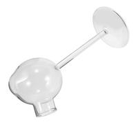 Zerodeko Calice di Vetro Creativo a Forma di Pisello 125ml, Bicchiere da Liquore Stabile Base Piatta, Calici per Feste e Decorazioni da Tavola, Set per Casa e Matrimoni