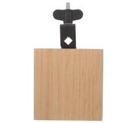 Zerodeko Campanaccio in Legno Quadrato per Batteria, Strumento a Campana Portatile per Percussioni, Accessorio per Supporto Tamburo e Setup Batterie, Adatto a Musicisti e Performance Live