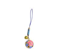 Zerodeko Campane Decorative in Rame a Forma di Fiore di Ciliegio con Cordino per Appendere, Set Portatile Stile Giapponese per Costume e Porta Chiavi