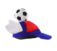 Zerodeko Cappello da Calcio con Mano che Applaude per Sostenitori, Facile da Indossare, per Feste di Compleanno a Tema Calcio e Giornate di Partita
